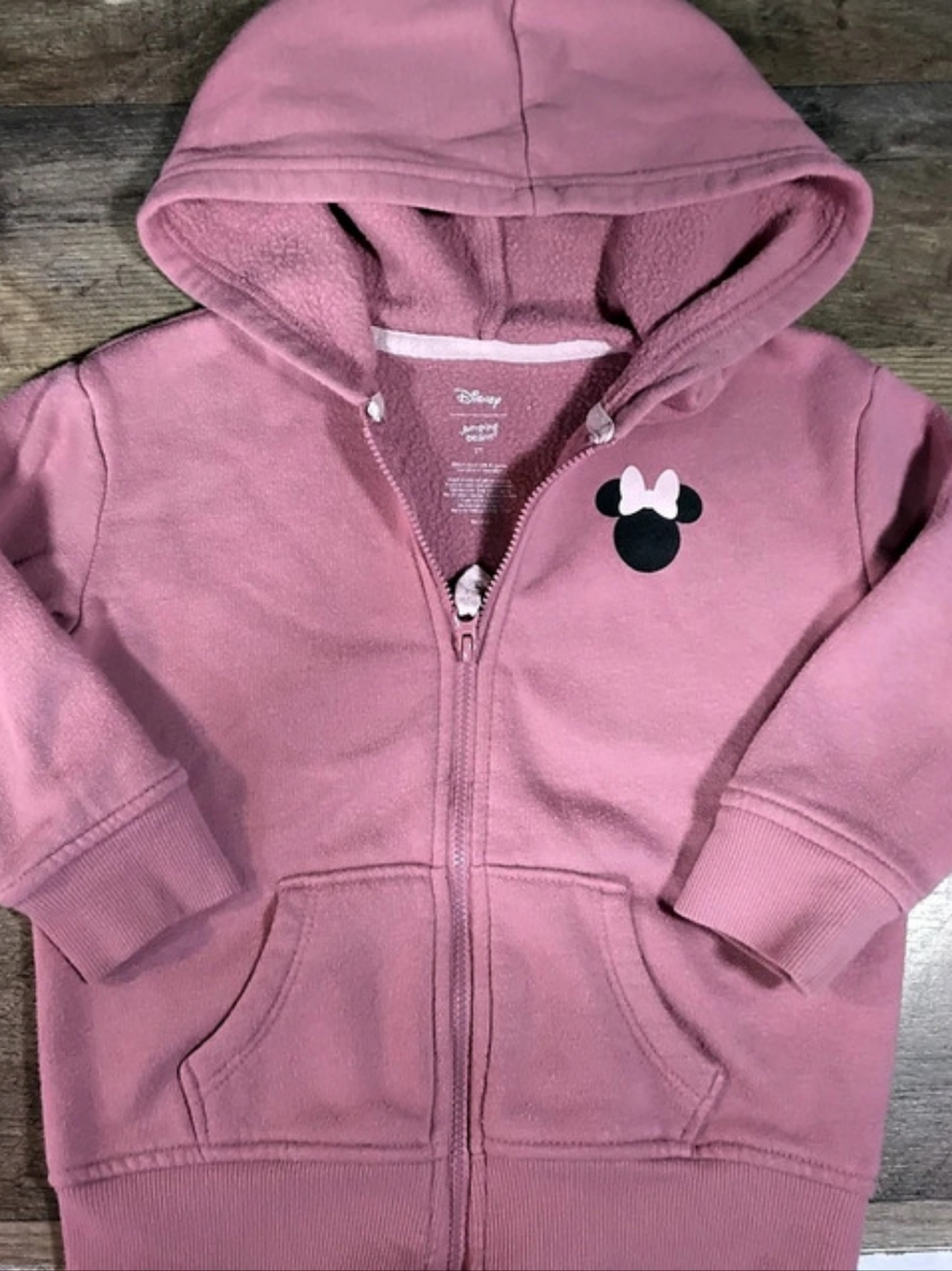 Disney Minnie Mouse hooded jacket Pink Girls 2T Jacket